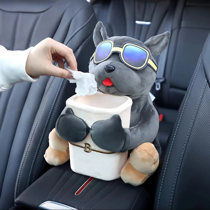 2-in-1 Animated Storage Box for Car Armrest