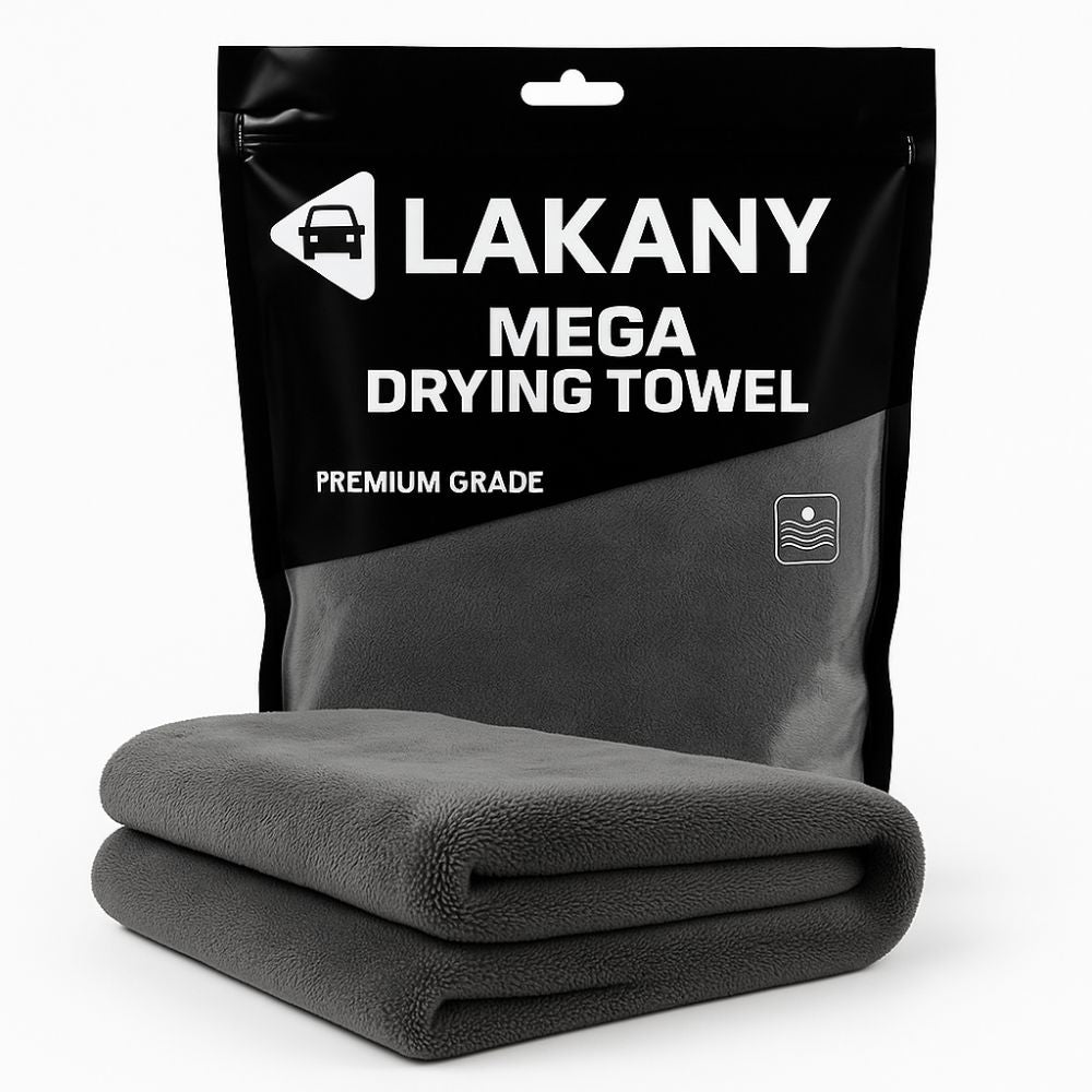 Mega drying towel - No wringing, no second passes